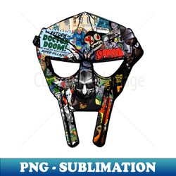 MF Doom Mask Collage - PNG Sublimation Digital Download - Stunning Sublimation Graphics