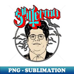 guillermo vampire slayer wwdits ghost logo parody metal band - png transparent sublimation file - enhance your apparel with stunning detail