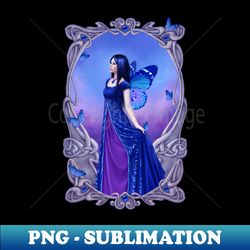 Sapphire Birthstone Fairy - Unique Sublimation PNG Download - Defying the Norms
