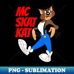 MC Skat Cat - Premium PNG Sublimation File - Enhance Your Apparel with Stunning Detail