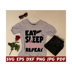 Eat Sleep Cheer Repeat SVG - Eat SVG - Sleep SVG - Cheer Repeat Svg - Repeat Svg - Cheer Cut File - Cheer Quote Svg - Cheer Saying Svg - Png