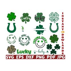 Lucky SVG - Shamrock SVG - Irish SVG - St Patrick's Day Cut File - St Patrick's Day Quote Svg - St Patrick's Day Saying Svg - Design Svg