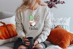 SANTA Claus Book Lover Sweatshirt, Christmas Sweatshirt, Holiday SweatShirt, Women's Christmas Shirt, Santa 1 (SWT)