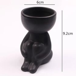 Ceramic Vase Cartoon Villain Cute Imitation, key rack or extra material holder, decorative object