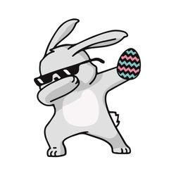 dabbing easter rabbit svg, easter svg, dabbing bunny svg, easter rabbit svg, easter bunny svg, cool easter rabbit, rabbi