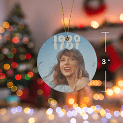 1989 Taylor's Version Christmas Ceramic Ornament