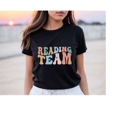 Reading Team Teacher Shirt, Reading Squad Shirt, Librarian Gift, Teacher Gift, Book Nerd Shirt, Reading Gift, Book Lover