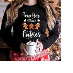 Teacher Of Smart Cookies Shirt Funny Teacher Christmas T Shirt, Teacher Christmas Shirt,Teacher Christmas Gift, Christma