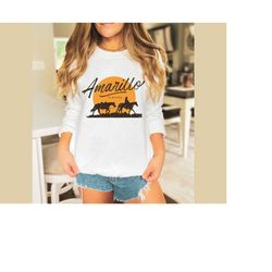 Amarillo By Morning sweatshirt, Country Music Hoodie, Southern Sweater, Rodeo Gift,Music Festival Tops, Oversized Sweats