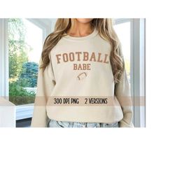 Football PNG, Trendy Football Png, Fall Football Png, Distressed Football Png, Football Mom Png, Football Babe Png, Vint
