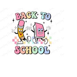 Retro Back to School Bundle, Kindergarten,Pre K PNG, First Day Of School, School Png, Retro PNG, First/Second/Third Grad