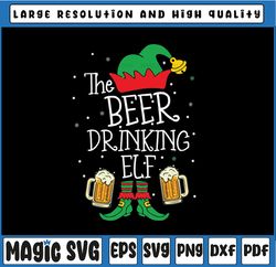 The Beer Drinking E-l-f Svg Png, Matching Family Drinker Merry Xmas Day Svg, Beer Christmas E-l-f svg, Beer Lover E-l-f