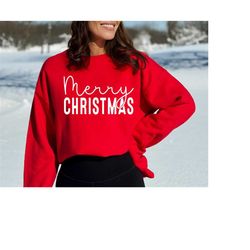 Christmas Sweatshirt, Womens Christmas Hoodie, Christmas Sweatshirts for Women, Christmas Gift Women,Merry Christmas Swe