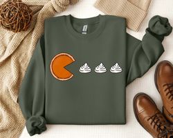Pie and Whipped Cream Shirt Png, Thanksgiving Vibes TShirt Png, Cute Thanksgiving Day SweatShirt Png, Fall Lover Gift, F