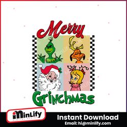 Retro Merry Grinchmas Santa Claus SVG Graphic Design File