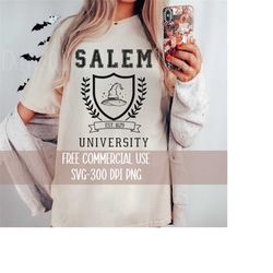 Salem University Svg, Halloween Png, Halloween Svg, Trendy Witch SVG, Witchy Png, Sublimation, Cricut, Digital Download,