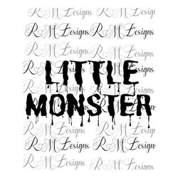 Little Monster Instant Download Png Halloween Kids Tshirt