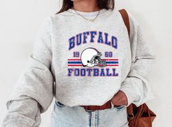 Premium Buffalo Bills Football Crewneck  Sweatshirt,  Retro 80s Bills Mafia Trendy Vintage Style Shirt NFL Fan Gift Hood