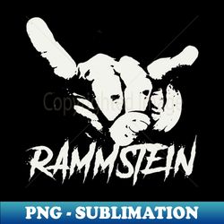 rammstein ll horn sign - PNG Transparent Sublimation File - Perfect for Personalization