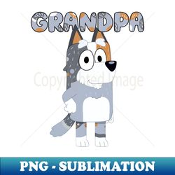 Bluey and Bingo Grandpa - Elegant Sublimation PNG Download - Perfect for Sublimation Mastery