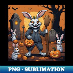 Halloween Rabbit - Aesthetic Sublimation Digital File - Instantly Transform Your Sublimation Projects