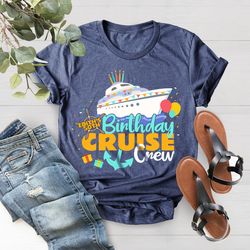 Personalized Birthday Cruise Crew Shirt PNG, Custom 50th Birthday Shirt PNGs, Birthday Party Cruise Squad 2023, Birthday