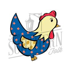 Hand Drawn Chicken PNG File, Sublimation Design, Digital Download