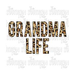 Cheetah Grandma Life PNG File, Sublimation Design, Digital Download, Sublimation Designs Downloads, Sublimation Designs