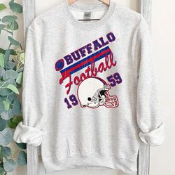 Vintage Buffalo Football Sweatshirt, Retro Buffalo Football T-Shirt, Buffalo New York, Buffalo Fan Gifts, Buffalo Game D