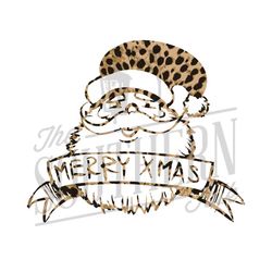 Cheetah Santa PNG File, Sublimation Design Download, Digital Download, Clipart