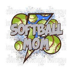 Softball Mom PNG File, Sublimation Design, Digital Download, Sublimation Designs Downloads, Sublimation Designs, Sports Designs, Softball