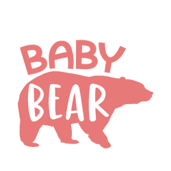 baby bear svg file baby bear svg baby svg file baby svg bear family svg cricut file silhouette cut file t-shirt design