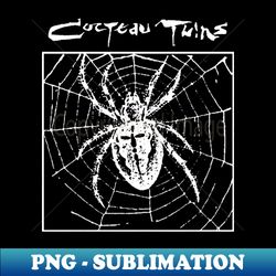Cocteau Spider - Aesthetic Sublimation Digital File - Vibrant and Eye-Catching Typography