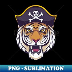 Tiger captain pirate - Exclusive PNG Sublimation Download - Instantly Transform Your Sublimation Projects