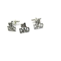 Dad Cufflinks And Tie Tack Gift Set, 1 Dad Gift, Dad Tie Tack, Suit Accessory For A Dad, Father's Day Gift