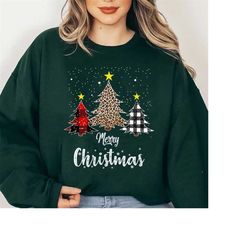 Christmas Tree Sweatshirt, Womens Christmas Sweatshirt, Christmas Sweatshirts for Women, Christmas Women,Merry Christmas