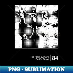 The Pale Fountains - Minimal Style Graphic Artwork Design - Professional Sublimation Digital Download - Spice Up Your Sublimation Projects
