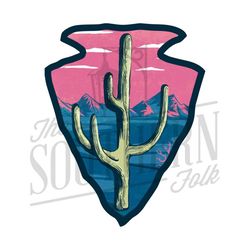 Cactus Arrow Head PNG File, Sublimation Design, Digital Download