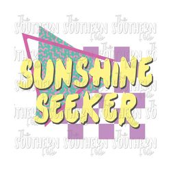 Sunshine Seeker PNG File, Sublimation Design, Digital Download, Sublimation Designs Downloads, Sublimation Designs, Summer Designs