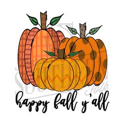 Happy Fall Pumpkins PNG File,Sublimation Design, Digital Download