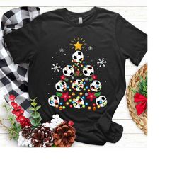Soccer Football Christmas Tree Gifts Shirt,Soccer Christmas Sweatshirt, Funny Soccer Shirt, Soccer Christmas Sweater,Chr