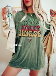 T-Shirt Png  Holly Jolly Nurse T-Shirt Png, Ugly Christmas T-Shirt Png,   Christmas,funny Christmas gift for a nurse, Ch