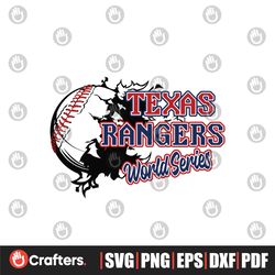 Baseball ALCS Texas Rangers World Series SVG Download