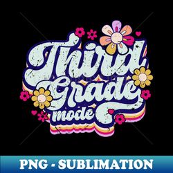 Third grade mode - Aesthetic Sublimation Digital File - Capture Imagination with Every Detail