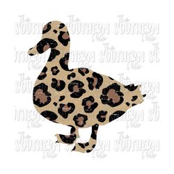 Cheetah Print Duck PNG File, Sublimation Design Download, Digital Download, Sublimation Designs
