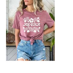 Hibiscus Flowers Aloha T-Shirt, Summer Beach Shirt, Customizable, Beach Vibes, Trendy, Vacation, Woman gift shirt, Gift