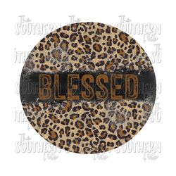 Cheetah Blessed PNG File, Sublimation Design, Digital Download, Sublimation Designs Downloads, Sublimation Designs, CE