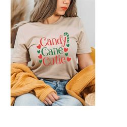 Candy Cane Cutie Shirt, Candy Cutie Shirt, Christmas Shirt, Christmas Gift, Gift For Her, Gift For Girls, Gift For Him