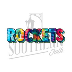 Rockets PNG File, Sublimation Design, Digital Download, Sublimation Designs Downloads, Tie Dye, Mascot