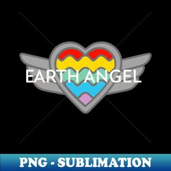 EARTH ANGEL - Instant PNG Sublimation Download - Bring Your Designs to Life